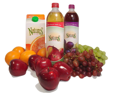 natures brand juice
